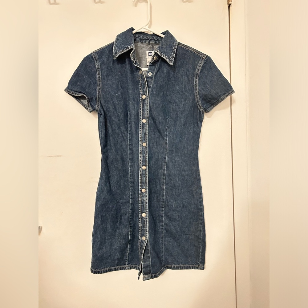 Gap vintage denim dress size small to xsmall